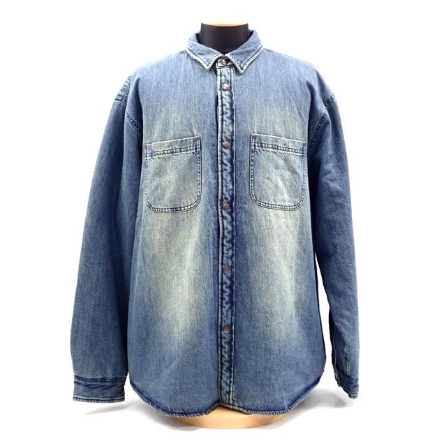 Supreme シュプリーム/シアリング ワインド デニム ワークシャツ/ABランク/62【中古】|ワンダーレックス 店