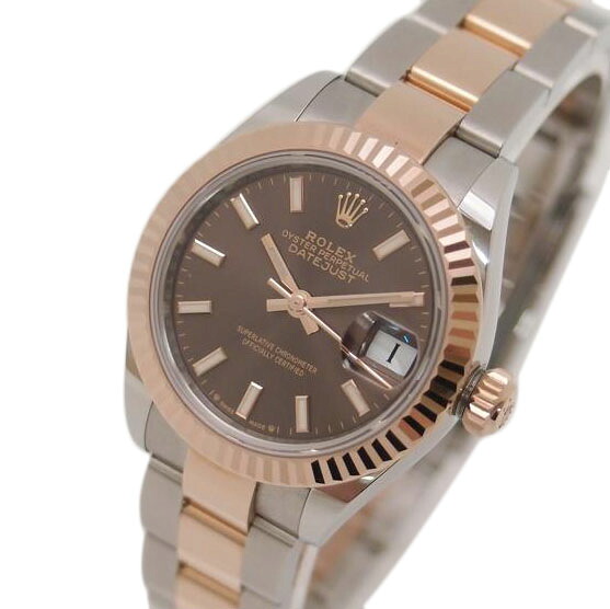 ROLEX ロレックス/デイトジャスト28・オイスターブレス・チョコレート/ランダム番(2022年購入)/自動巻き/279171/W57**************/SAランク/69【中古】|ワンダーレックス 店