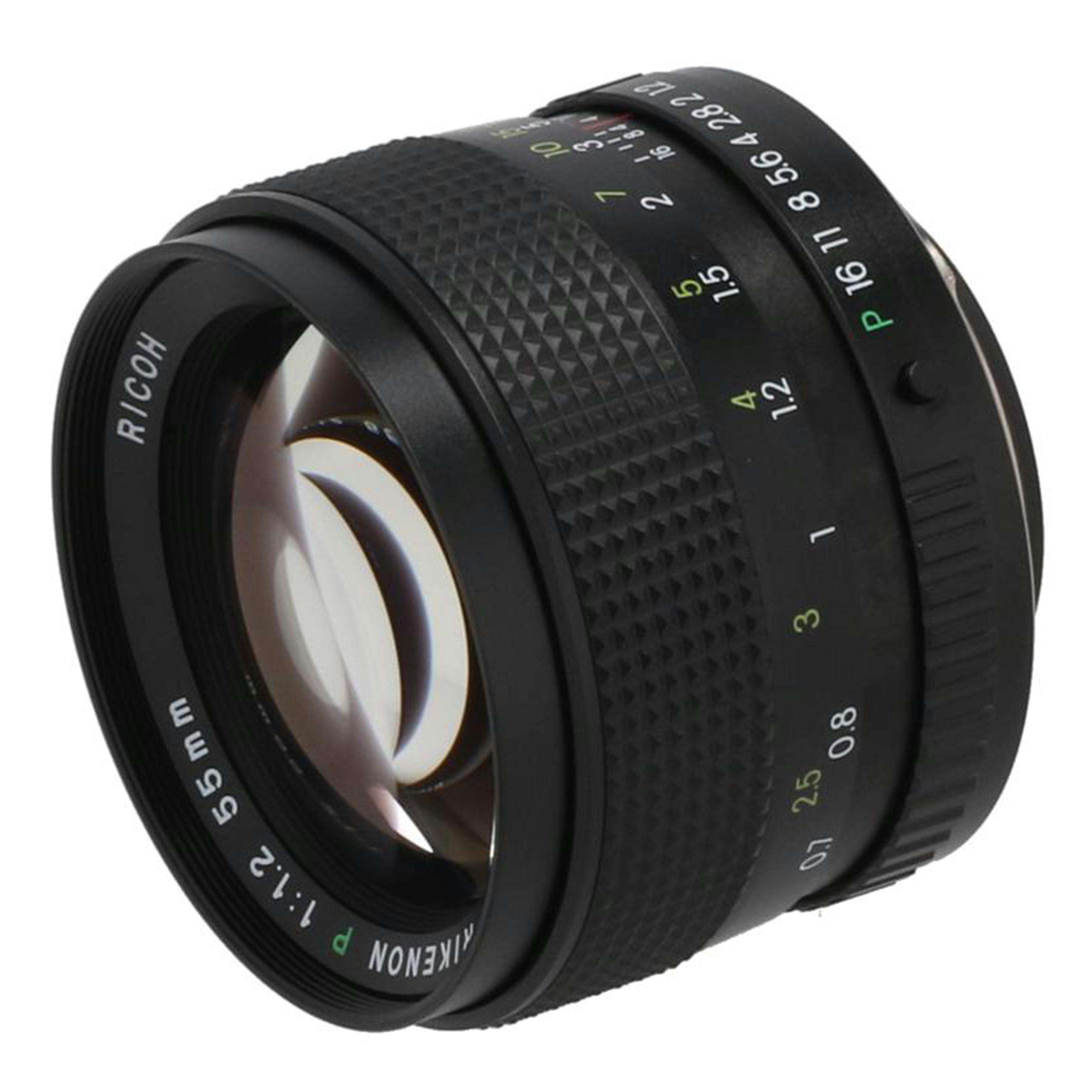 RICOH Kマウント リコー/交換レンズ/55mm/リケノンP 55mm F1.2/9460064/Bランク/62【中古】｜ワンダーレックス 店