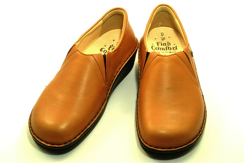 finn comfort フィンコンフォート スリッポンシューズ 2527 NEWPORT 赤銅色 幅ひろい ＦＲＧ製【smtb-KD】 スリッポン-靴