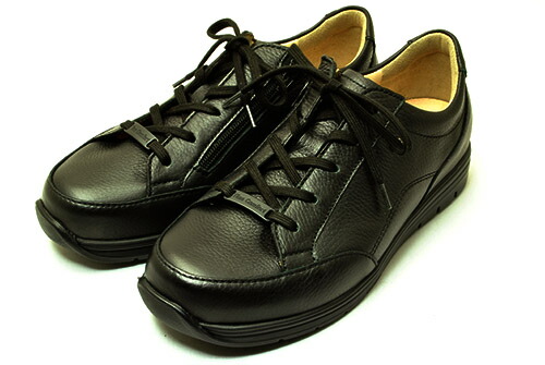finncomfort フィンコンフォート 外反母趾相応う  甲走った・幅ひろいの道のりけ 1402 OSORNO 黒 アーチサポートインソール入り口・入口