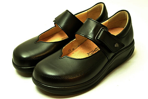 FinnComfort フィンコンフォート finnamic フィンナミック 2973 NAGASAKI 長崎 黒スムース革 ストラップモデル ローリングシューズ 外反母趾対応｜ＷＯＮＤＥＲＳＨＯＥＳ店
