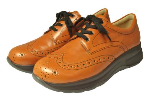 フィンコンフォート finncomfort ニュー続きもの  finnco  2786  WEXFORD  コニャック メンズ  厚底心地よいシューズ アーチ形受け支える  ウオーキングシューズ