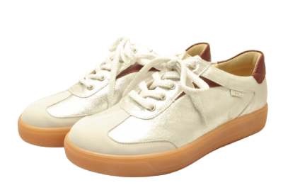 フィンコンフォート finn comfort 2791 INTERLAGOS ビアンコ/しろがね色/ボルドーワイン  開張足相応う 今めかしい 流行り伝達ルート
