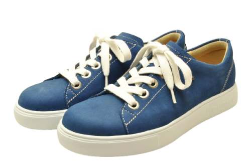 フィンコンフォート finn comfort 2479 Elpaso  ブルーヌバック  開張足相応う オシャレスニーカー 軽さ