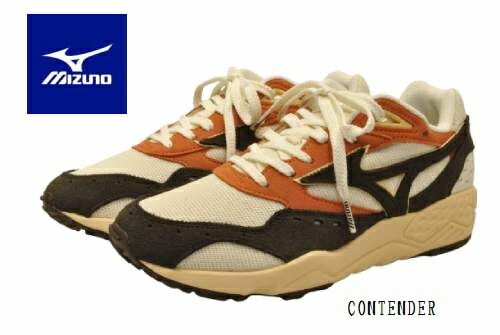 ミズノ　CONTENDER　コンテンダー 　ホワイト×ブラウン×オレンジ　MIZUNO　シューズ　限定商品　ランバード　復刻モデル