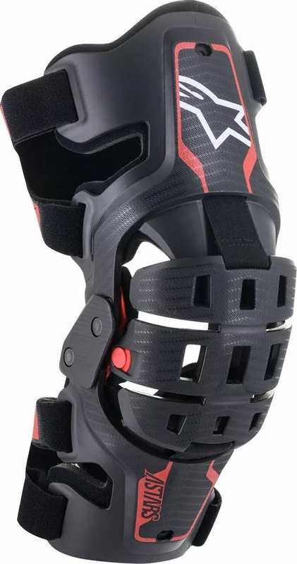 Alpinestars / アルパインスターズ ユース用 Bionic 5S ニーブレース ブラック レッド ワンサイズ | 6540520-13|ワンダーテック