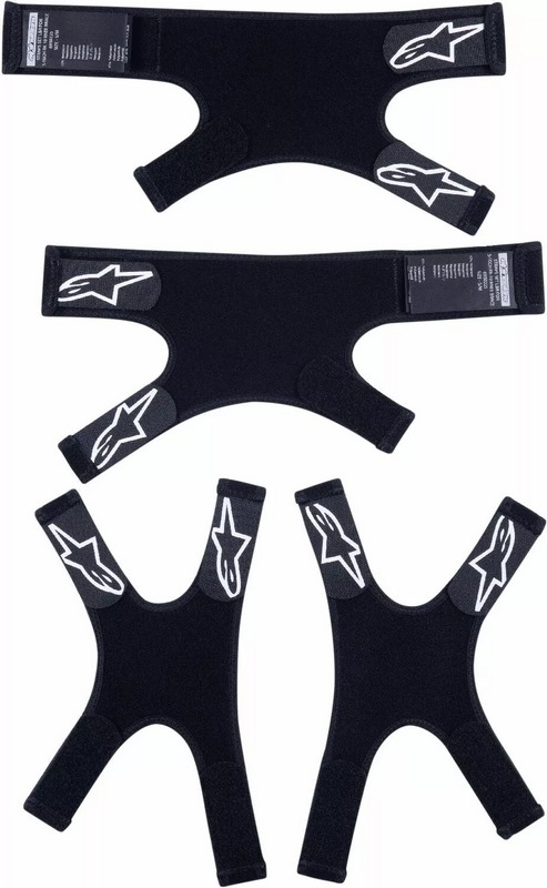 Alpinestars / アルパインスターズ RK-10 PLASMA X-STRAP リプレースメントセット ブラック | 6950225-12