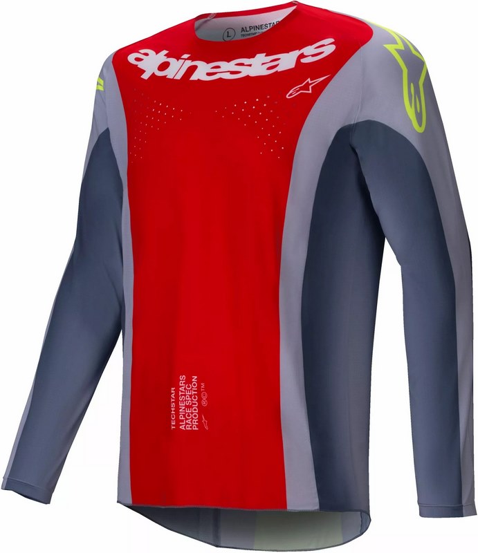 Alpinestars / アルパインスターズ Techstar Melt ジャージ グレー- レッド | 3760325-3046