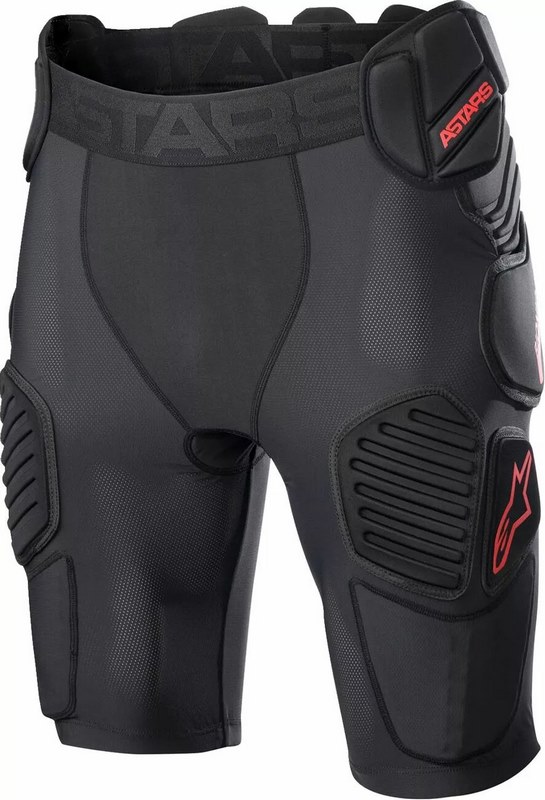 Alpinestars / アルパインスターズ Bionic Pro プロテクション ショート ブラック- レッド | 6507523-13
