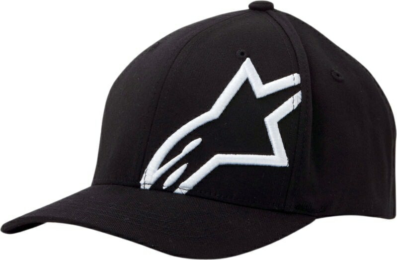 Alpinestars / アルパインスターズ CORP SHIFT 2 CURVED BILL HAT ブラック/ホワイト | 1032-81008-1020