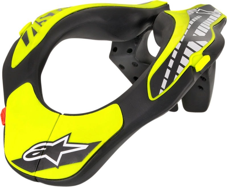 Alpinestars / アルパインスターズ YOUTH ネックサポート ブラック/イエロー ワンサイズ | 6540118-155-OS｜ワンダーテック