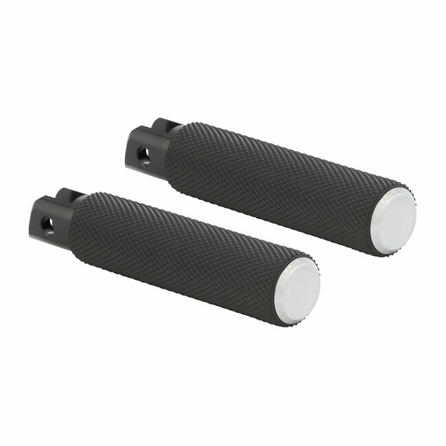 ARLEN NESS Knurled passenger footpegs. Chrome | 590420