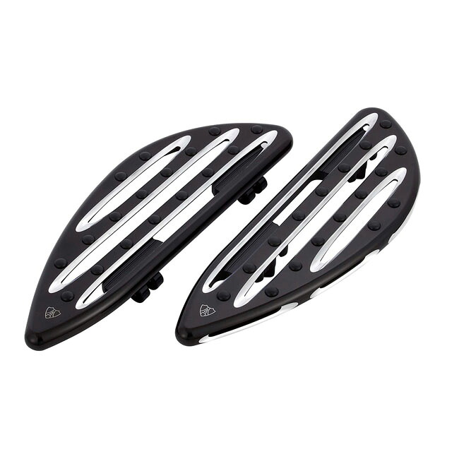 ARLEN NESS M8 Softail Deep Cut rider floorboards. Black | 599458