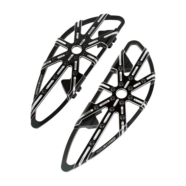 ARLEN NESS M8 Softail 10-Gauge rider floorboards. Black | 599460|ワンダーテック