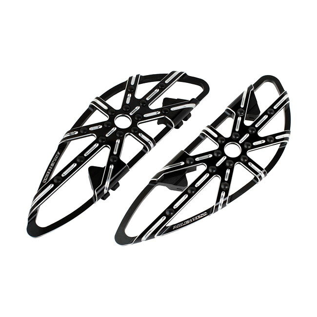 ARLEN NESS 10-Gauge rider floorboards. Black CC | 958828