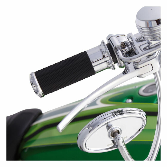 ARLEN NESS Fusion billet beveled grips chrome | 960339