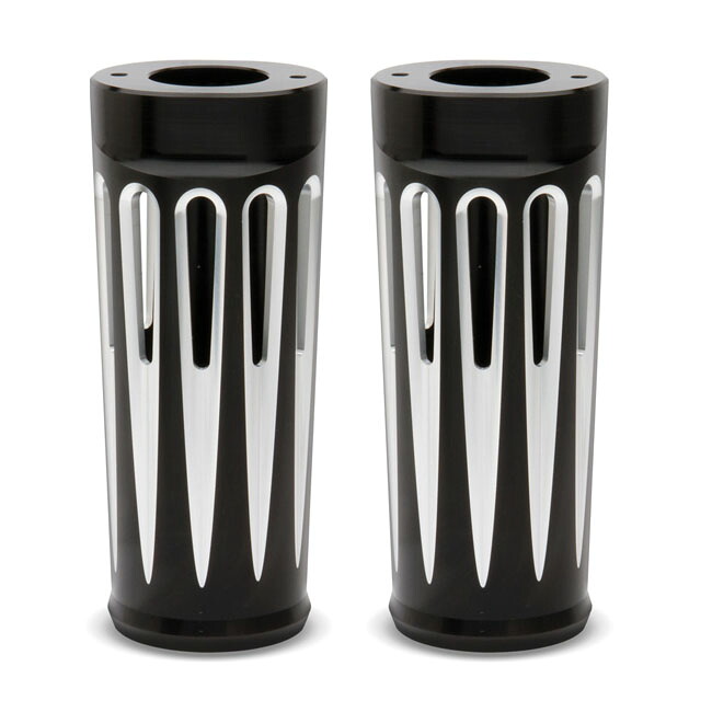 ARLEN NESS Deep Cut fork boots +2". Black contrast machined | 960959｜ワンダーテック