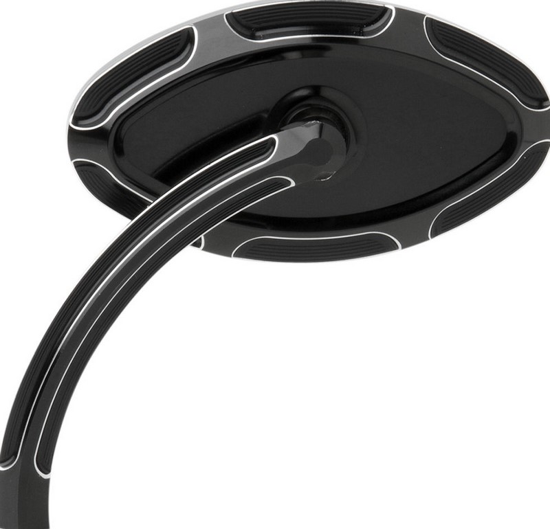 ARLEN NESS / アレンネス ミラー CAT EYE BEVELED ショート STEM 左側 ブラック | 13-130|ワンダーテック