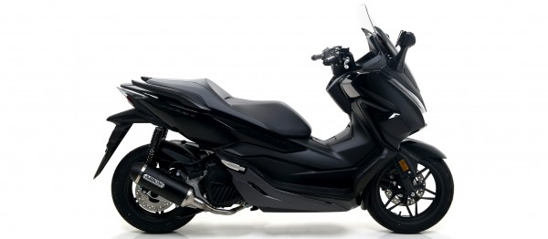 ARROW / アロー HONDA FORZA 125 '15 Eマーク証 アルミニウムダーク RACE-TECH サイレンサー ブラック | 53508ANN