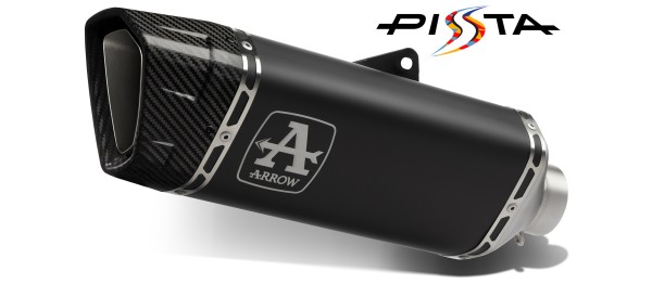 Arrow / アロー APRILIA RSV4 1100 FACTORY チタニウムリンクパイプ+チタニウム DARK PISTA サイレンサー | 71003PTN