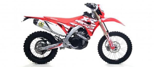 ARROW / アロー HONDA CRF 450L '19 Eマーク証 RACE TECH チタン サイレンサー カーボンエンドキャッ | 72530PK