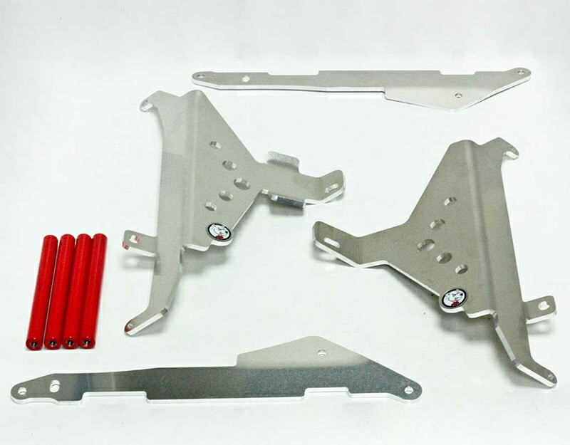 AXP-Racing / エーエックスピーレーシング ラジエーターブレース - レッドスペーサー | AX1255