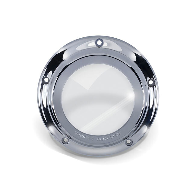 BARNETT- clear derby cover. Chrome | 923387