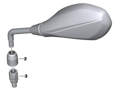 BMW純正 ミラー LH for F700GS | 51167715861|ワンダーテック