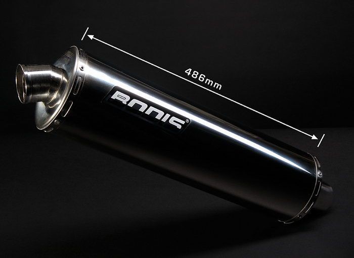 Bodis(ボディス)スリップオンマフラー ステンレス Oval1MK Eマーク K 1200(05 | BK1200-001|ワンダーテック