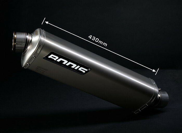Bodis（ボディス）スリップオンマフラー フルチタン Three-Tec G Eマーク Z750( | KZ750-006