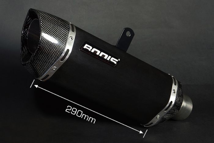 Bodis(ボディス)P-TEC II 触媒リプレスメントパイプ スリップオン・ステンレスブラック | MF3-006|ワンダーテック