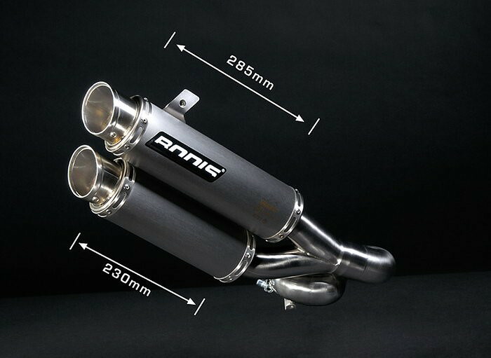 Bodis(ボディス)スリップオンマフラー ステンレス グラウンド GPX2 for FZ1(2006-) | YFZ1-010|ワンダーテック