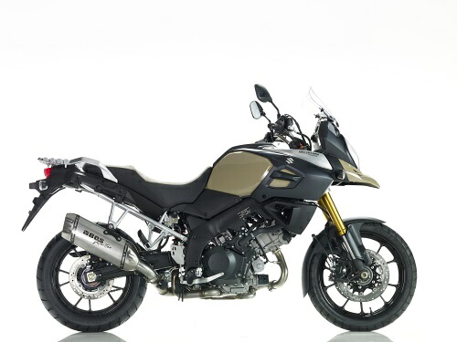 BOS （ボス） エキゾースト Desert Fox ステンレスマット - スリップオン SUZUKI DL 1000 V-Strom (2014-) | 1340510SM｜ワンダーテック