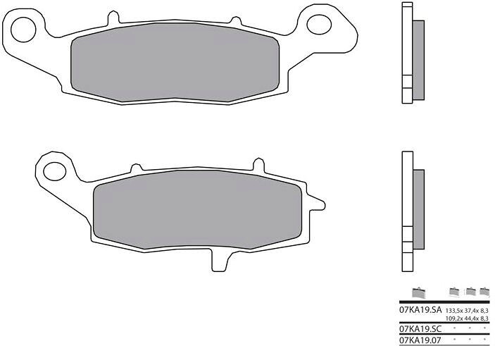 BREMBO / ブレンボ ブレーキパッド 07KA19LA シンタード・メタル | 07KA19LA｜ワンダーテック