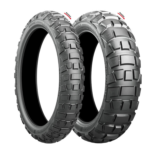 BRIDGESTONE Battlax AX41 R tire 130/80P18 66P rear | 586297