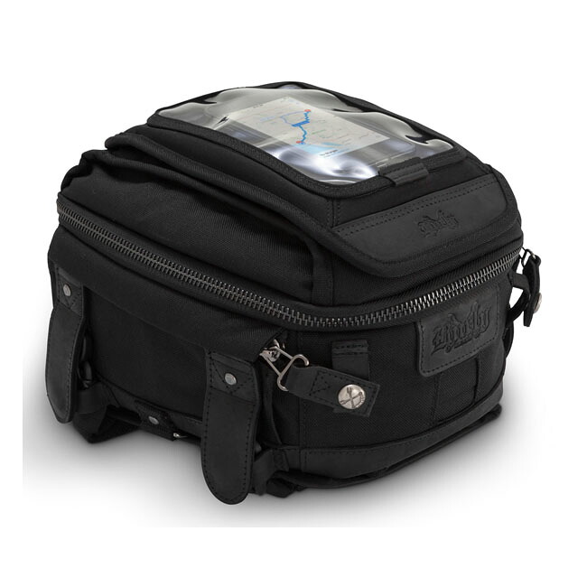 BURLY- Voyager tank/tail bag. Black Cordura | 563575