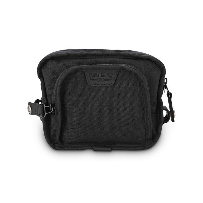 BURLY Voyager handlebar bag- black Cordura | 577969