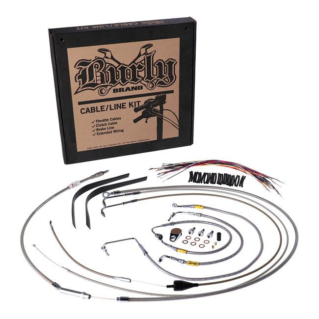 BURLY Bagger bar cable/line kit 15\