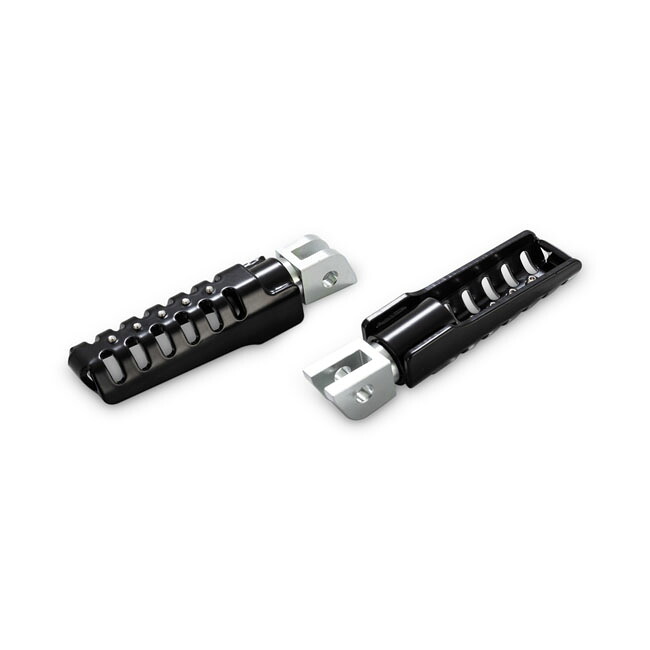 BURLY- Razorback passenger foot pegs. Black | 578259|ワンダーテック