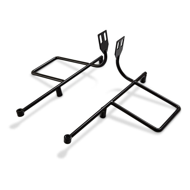 BURLY- saddlebag bracket kit. Black | 587700｜ワンダーテック