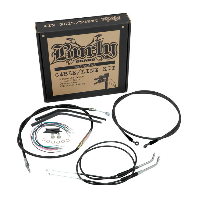 BURLY apehanger cable/line kit 14\