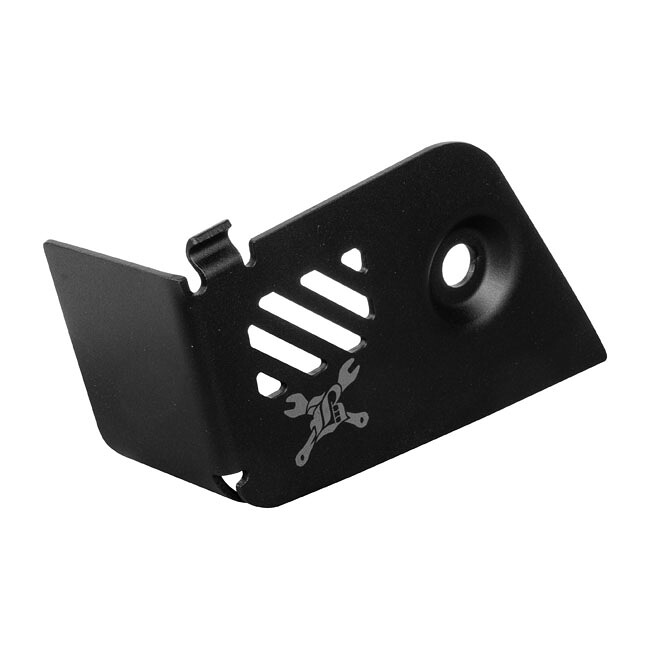 BURLY- Slash cut rear brake reservoir cover. Black | 941817|ワンダーテック
