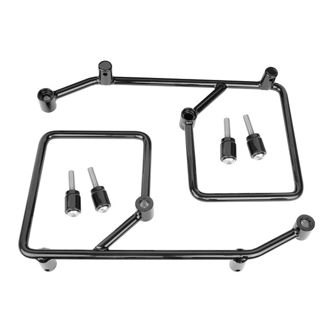 BURLY- Voyager saddlebag mount kit. For left & right. Black | 941846