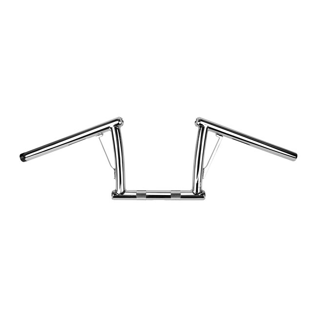 BURLY- 1" Viejocito bar- 8" rise. Chrome | 975041｜ワンダーテック