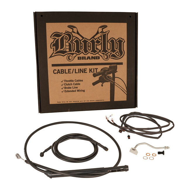 BURLY- Bagger bar Cable/Line Kit 15\