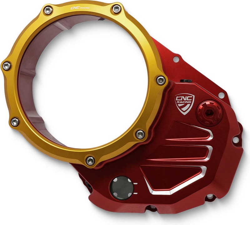 CNC Racing / シーエヌシーレーシング クリアカバー オイルバスクラッチ Ducati バイカラー | CA501RG