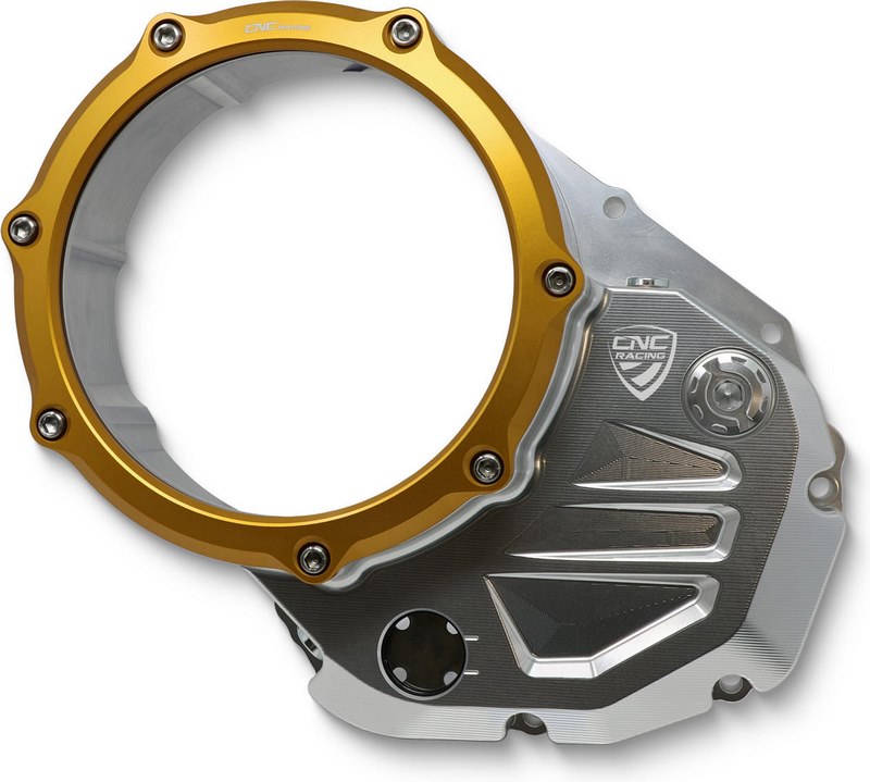 CNC Racing / シーエヌシーレーシング クリアカバー オイルバスクラッチ Ducati バイカラー | CA501SG