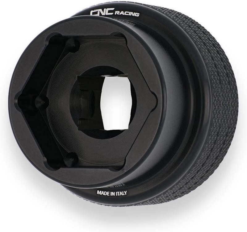 CNC Racing / シーエヌシーレーシングソケットドライブツール フロント + リアホイール ナット DUCATI ブラック | CHD05B