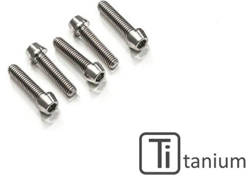 CNC Racing / シーエヌシーレーシング スクリュー トップトリプルクランプ M6x30/M8x30 (4/1 pcs) - チタン | KV386X